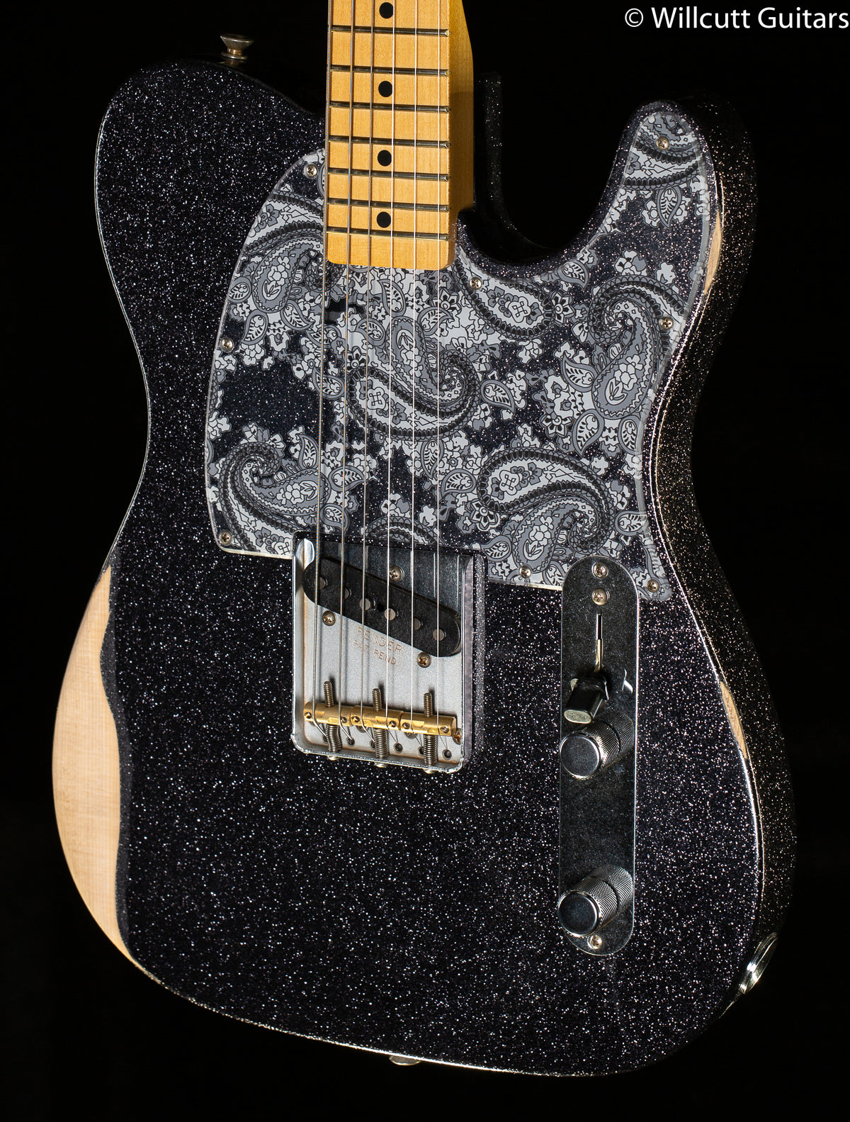 Fender Brad Paisley Esquire Black Sparkle Maple - Willcutt Guitars