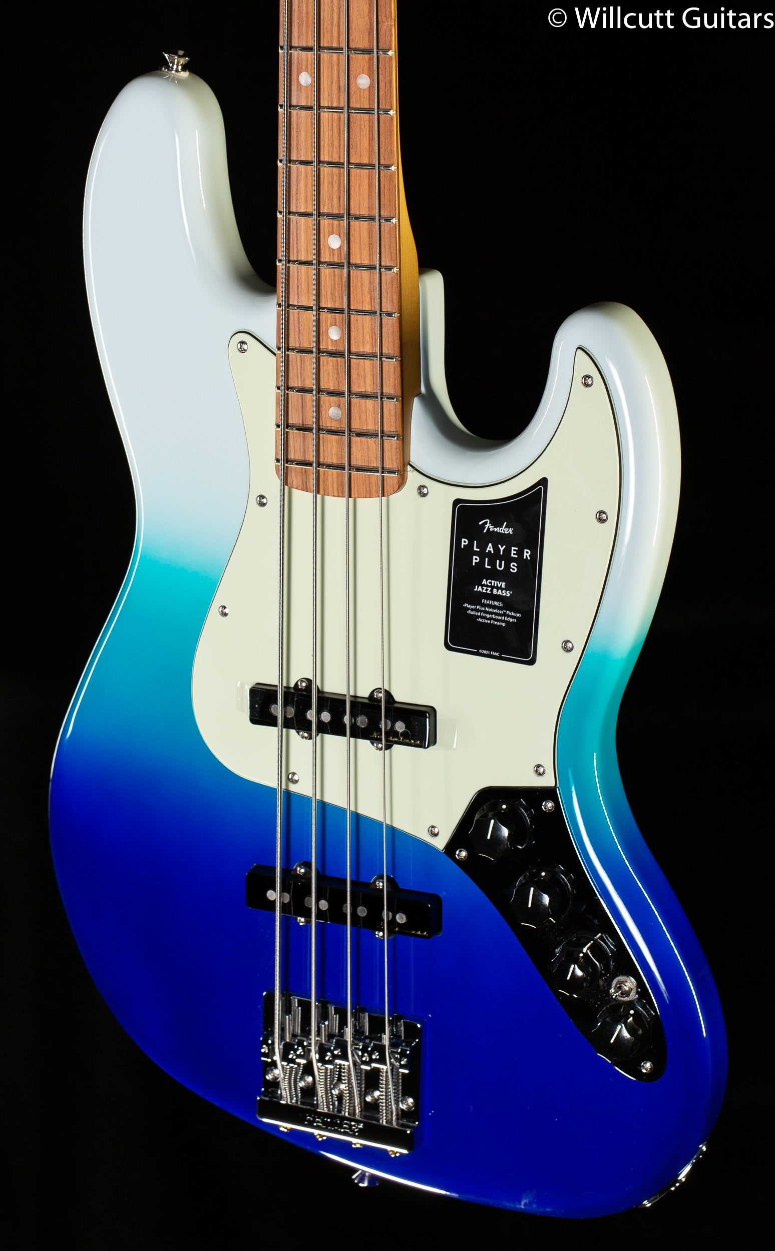 ベース Fender Player Plus Jazz Bass Pau Ferro Fender Player Plus Active Jazz Bass - 3-tone Sunburst with