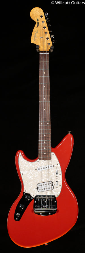 Fender Kurt Cobain Jag-Stang Rosewood Fingerboard Fiesta Red Left-Hand (783)