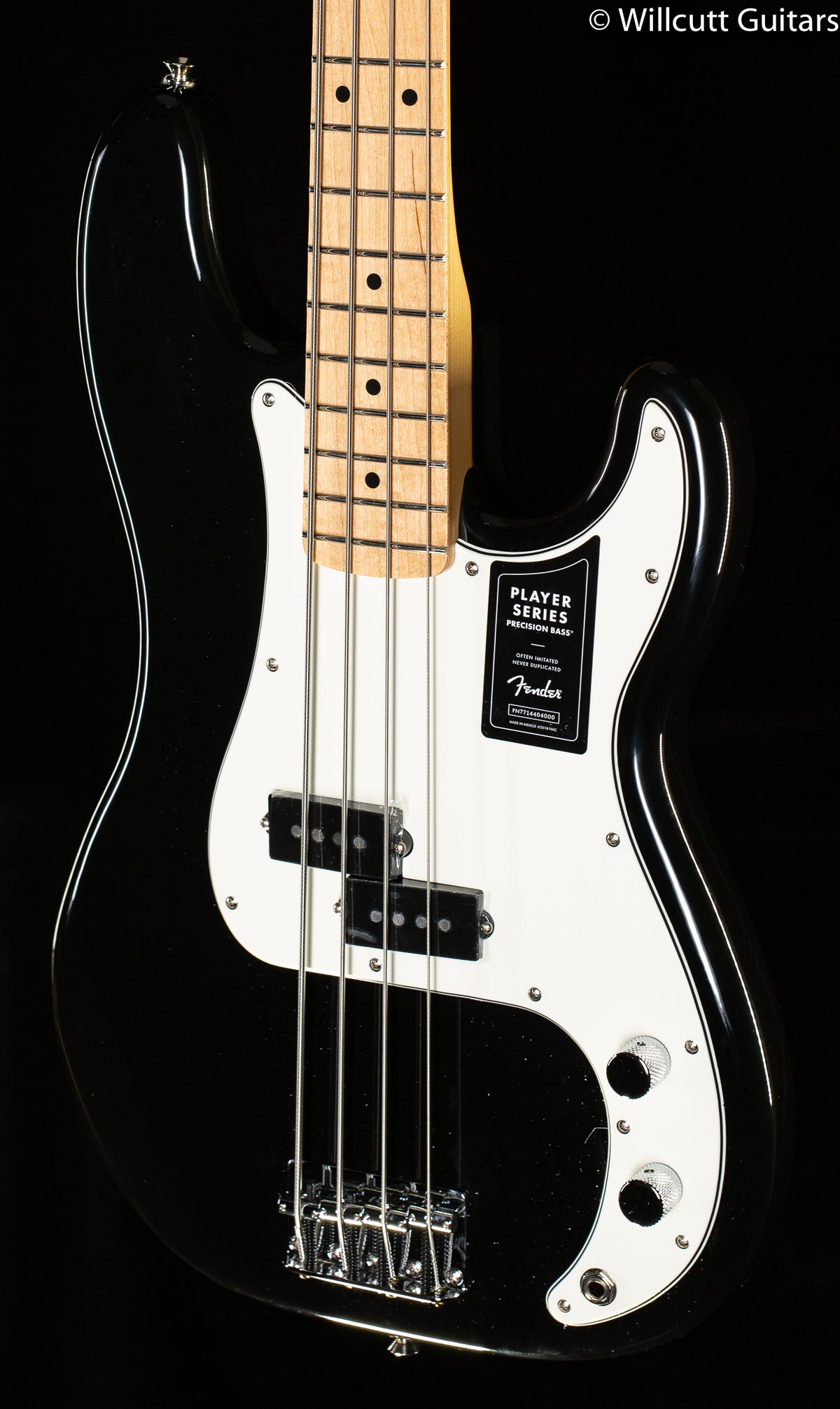 Fender Player Precision Bass Black Maple Bass Guitar
