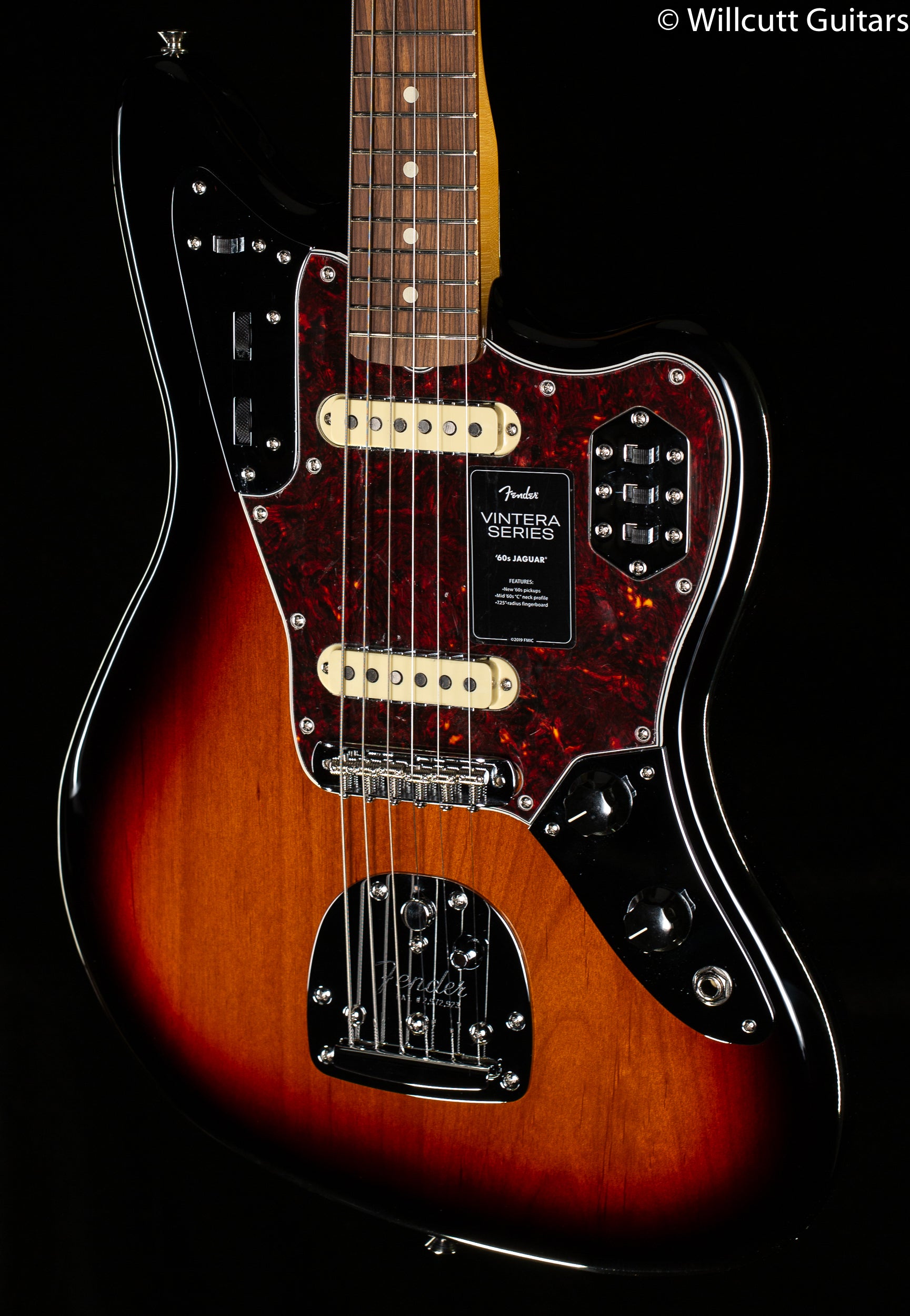 Fender　3-Tone　Vintera　Jaguar　'60s　Sunburst　Willcutt　Guitars
