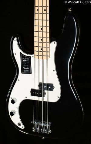 Fender Player Precision Bass Black Maple Lefty Bass Guitar