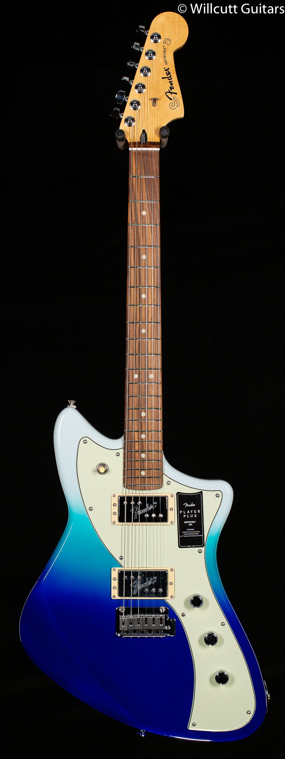 Fender Player Plus Meteora® HH, Pau Ferro Fingerboard, Belair Blue