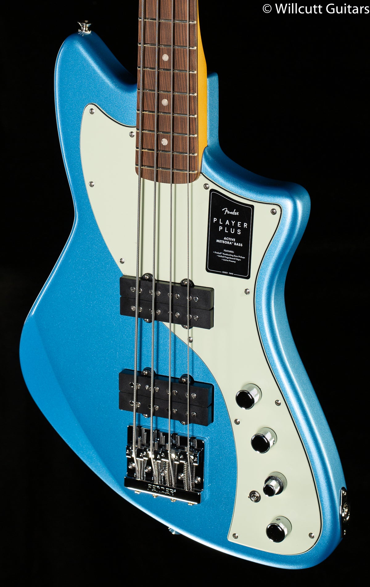 Fender Player Plus Active Meteora Bass Pau Ferro Fingerboard Opal