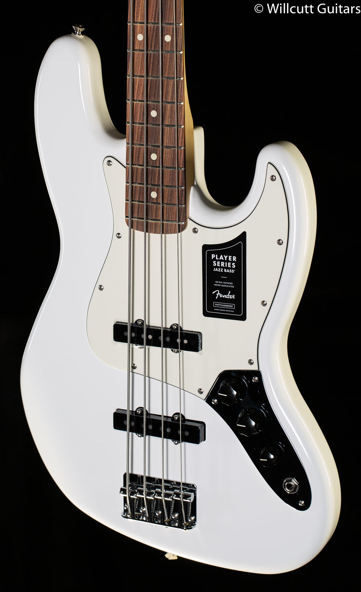 Fender Player Jazz Bass Polar White Pau Ferro Fingerboard Bass