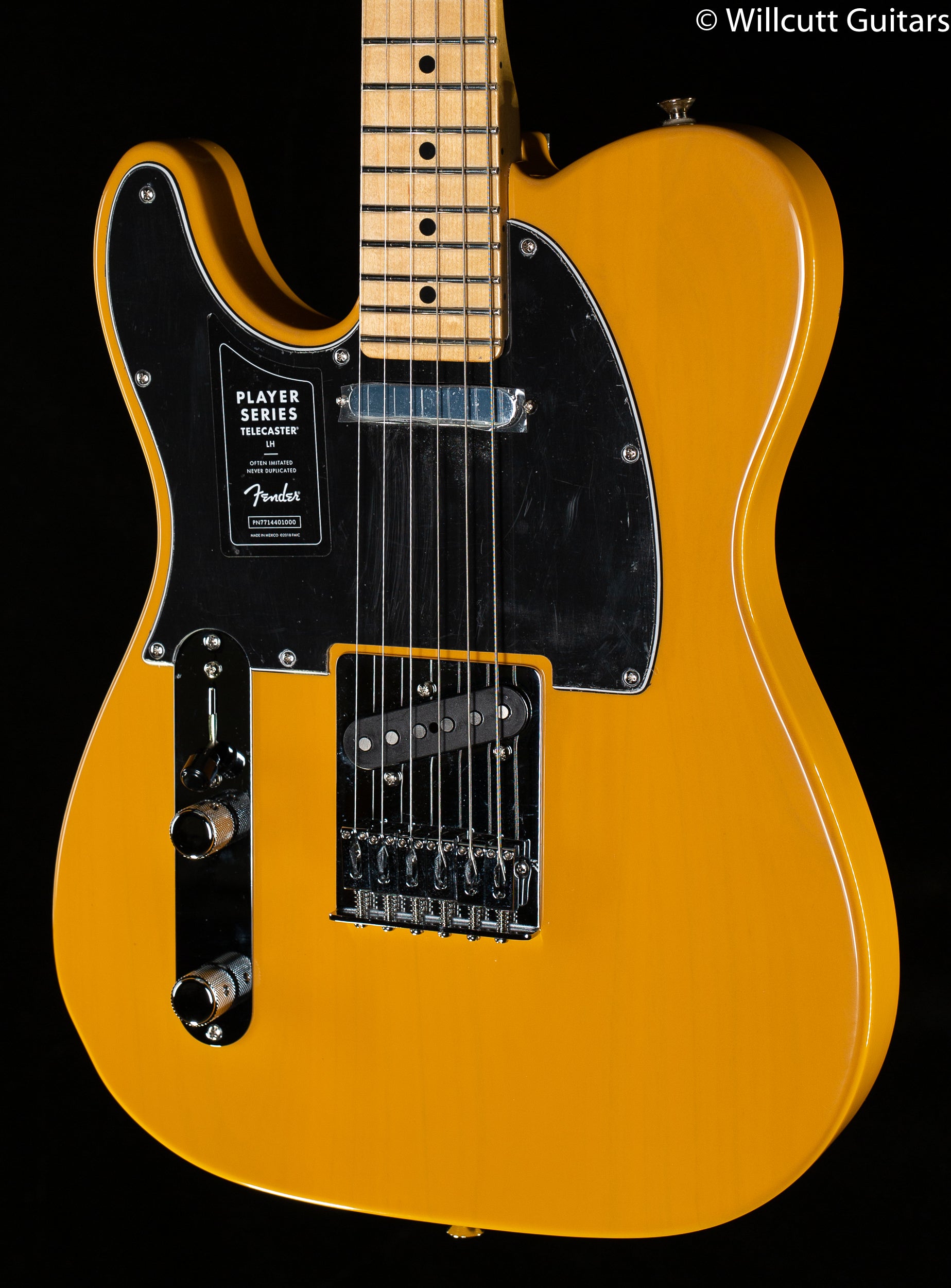 Fender Player Telecaster Butterscotch Blonde Lefty Maple