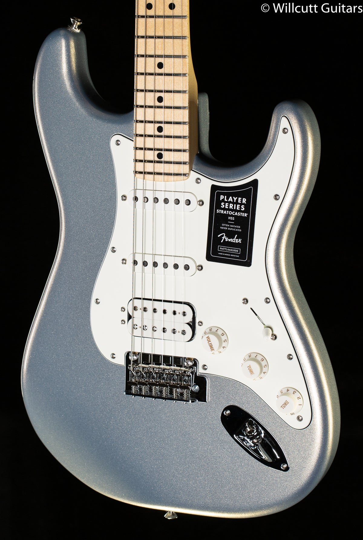 Fender Player Stratocaster HSS Maple Fingerboard Silver