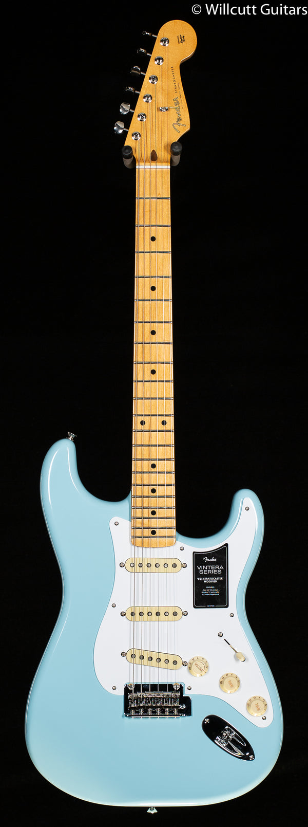 Fender Vintera '50s Stratocaster Modified Daphne Blue - Willcutt