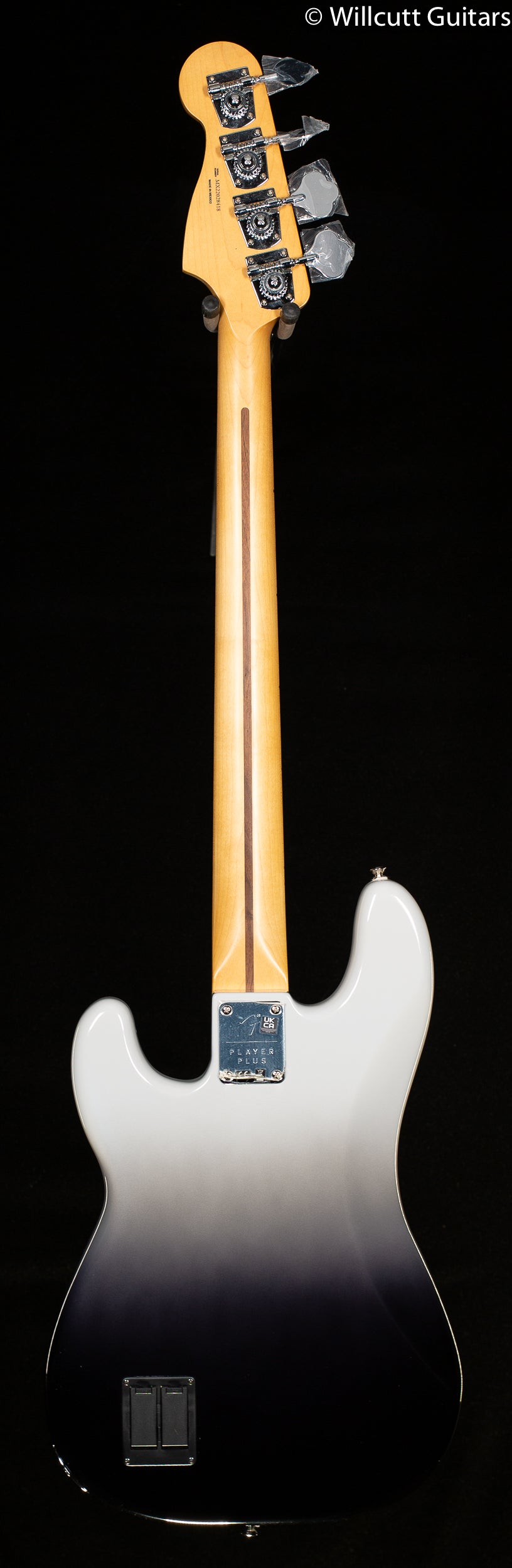 Fender Player Plus Precision Bass Maple Fingerboard Silver Smoke Bass Guitar