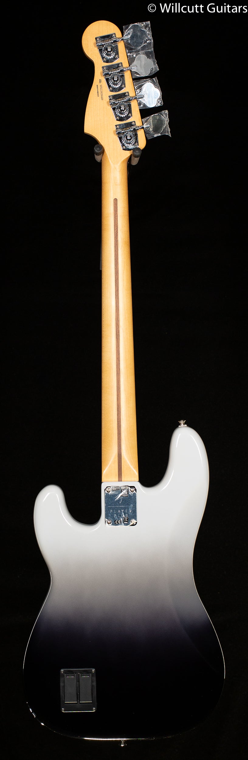 Fender Player Plus Precision Bass Maple Fingerboard Silver Smoke Bass Guitar