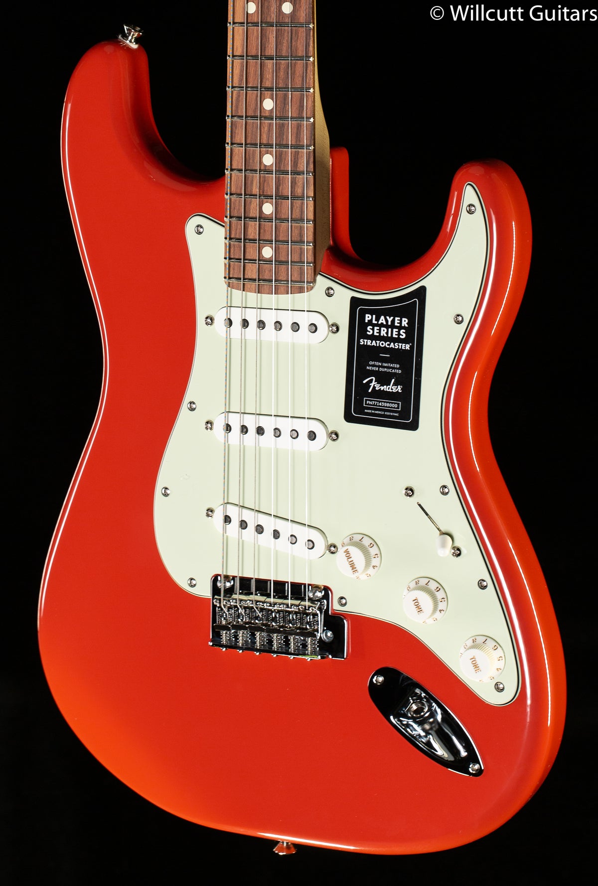 Fender LTD Player Stratocaster Pau Ferro Fiesta Red (346)