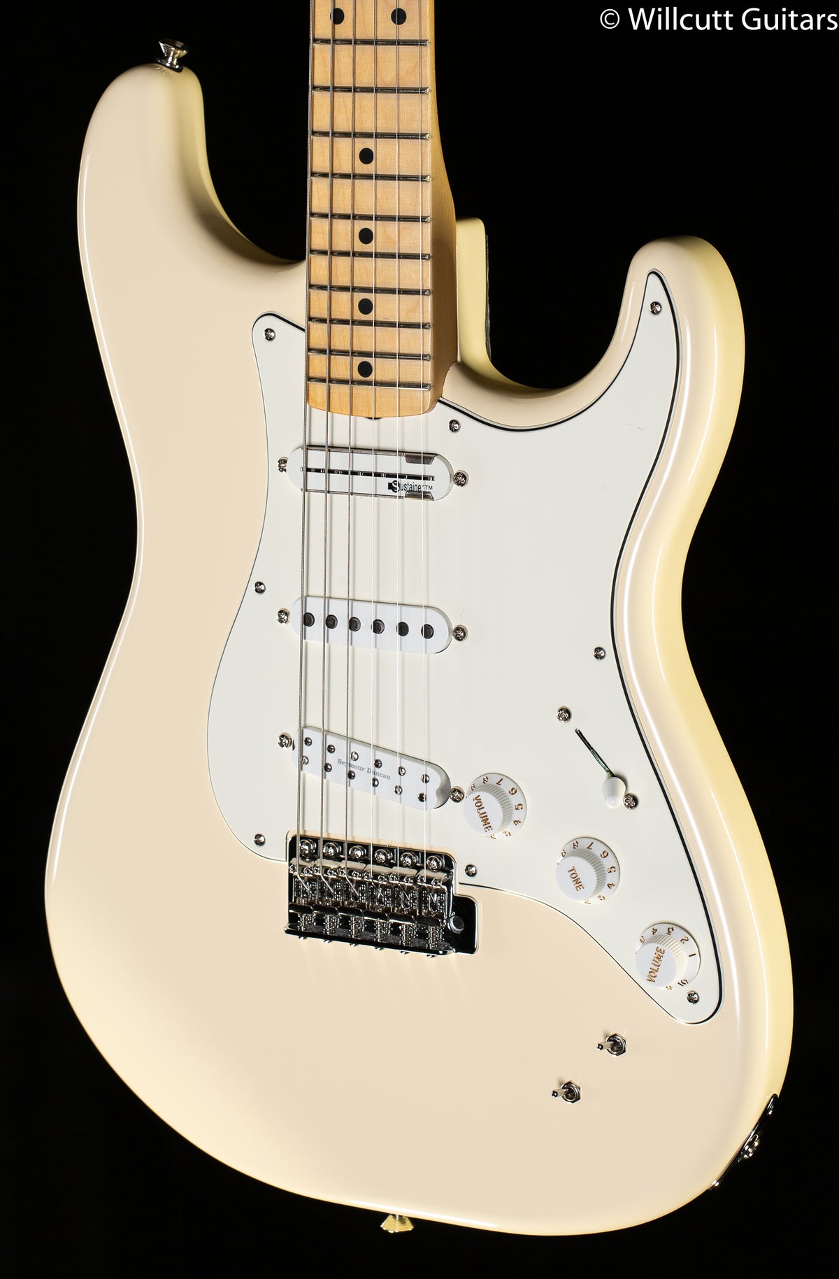 Fender EOB Stratocaster Maple Fingerboard Olympic White (812)