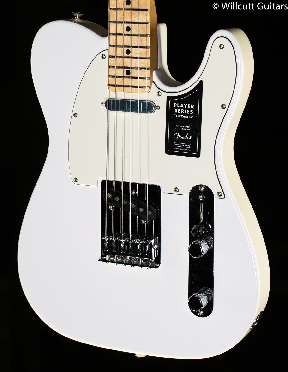 Fender Player Telecaster MN Polar White - Willcutt Guitars Fender Player Telecaster MN Polar White - Willcutt Guitars