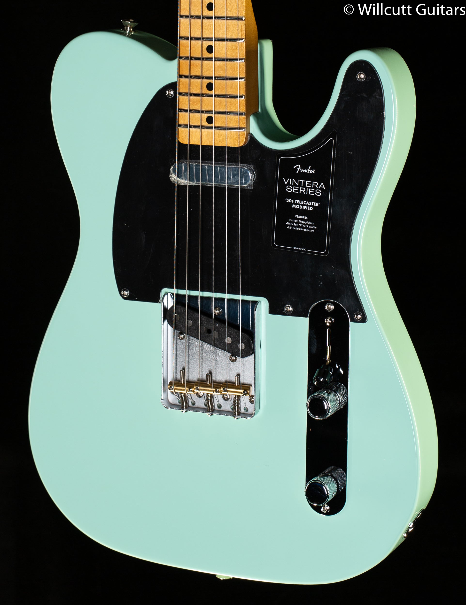 Fender Vintera '50s Telecaster Modified Surf Green - Willcutt Guitars