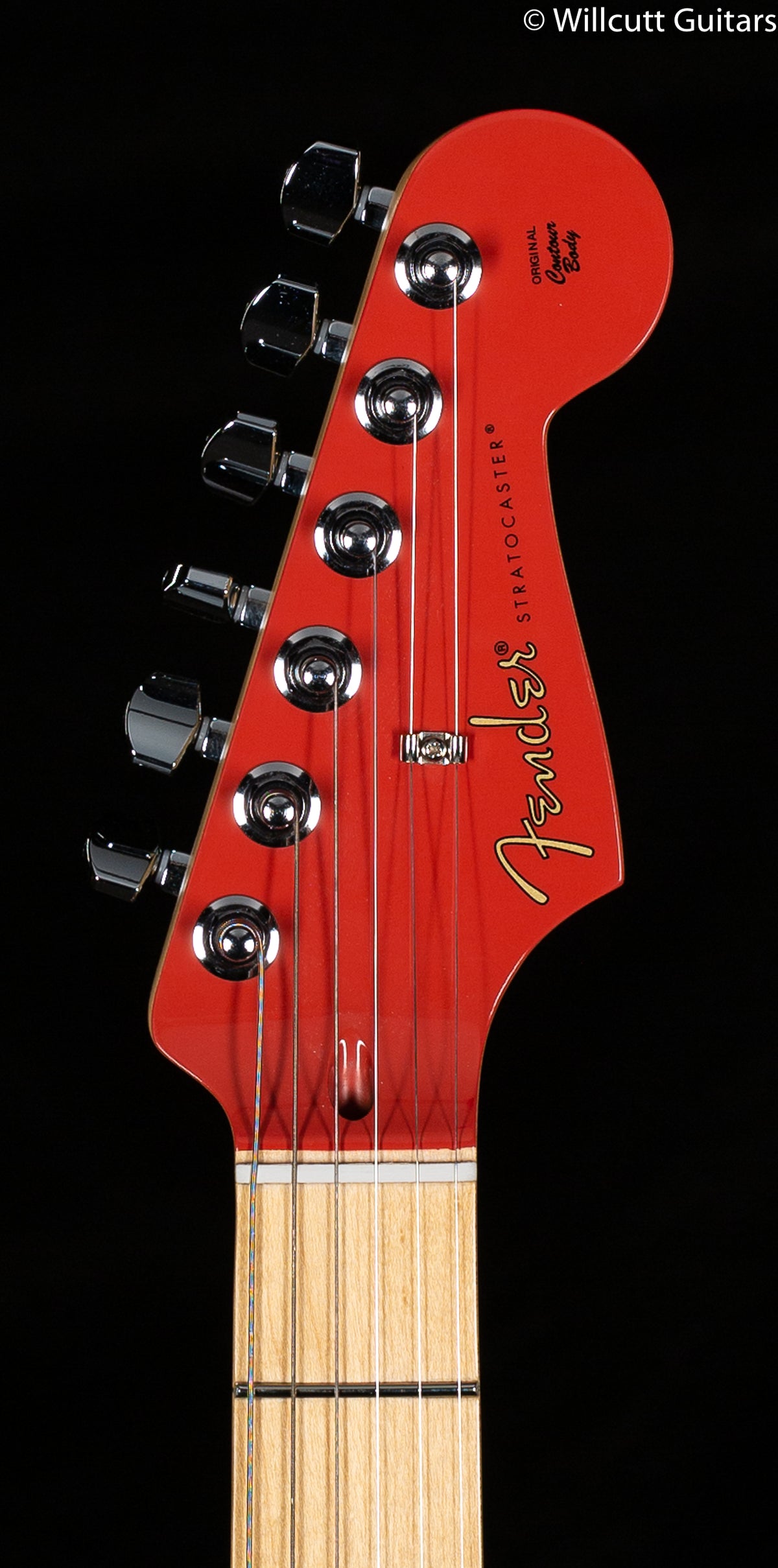 Fender Limited Edition Player Stratocaster HSS Maple Fingerboard Fiesta Red with Matching Headstock (365)