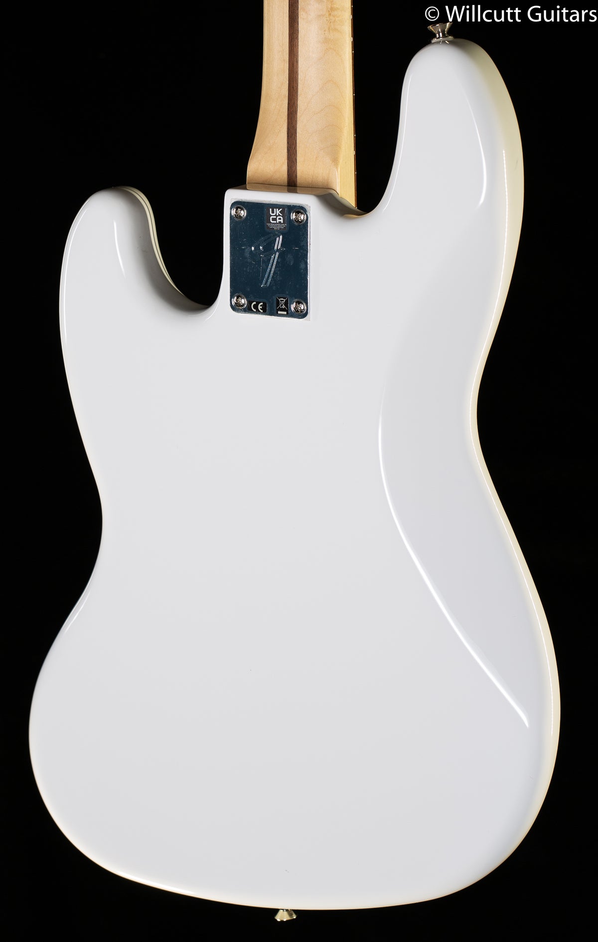 Fender Player Jazz Bass Polar White Pau Ferro Fingerboard Bass Guitar (525)