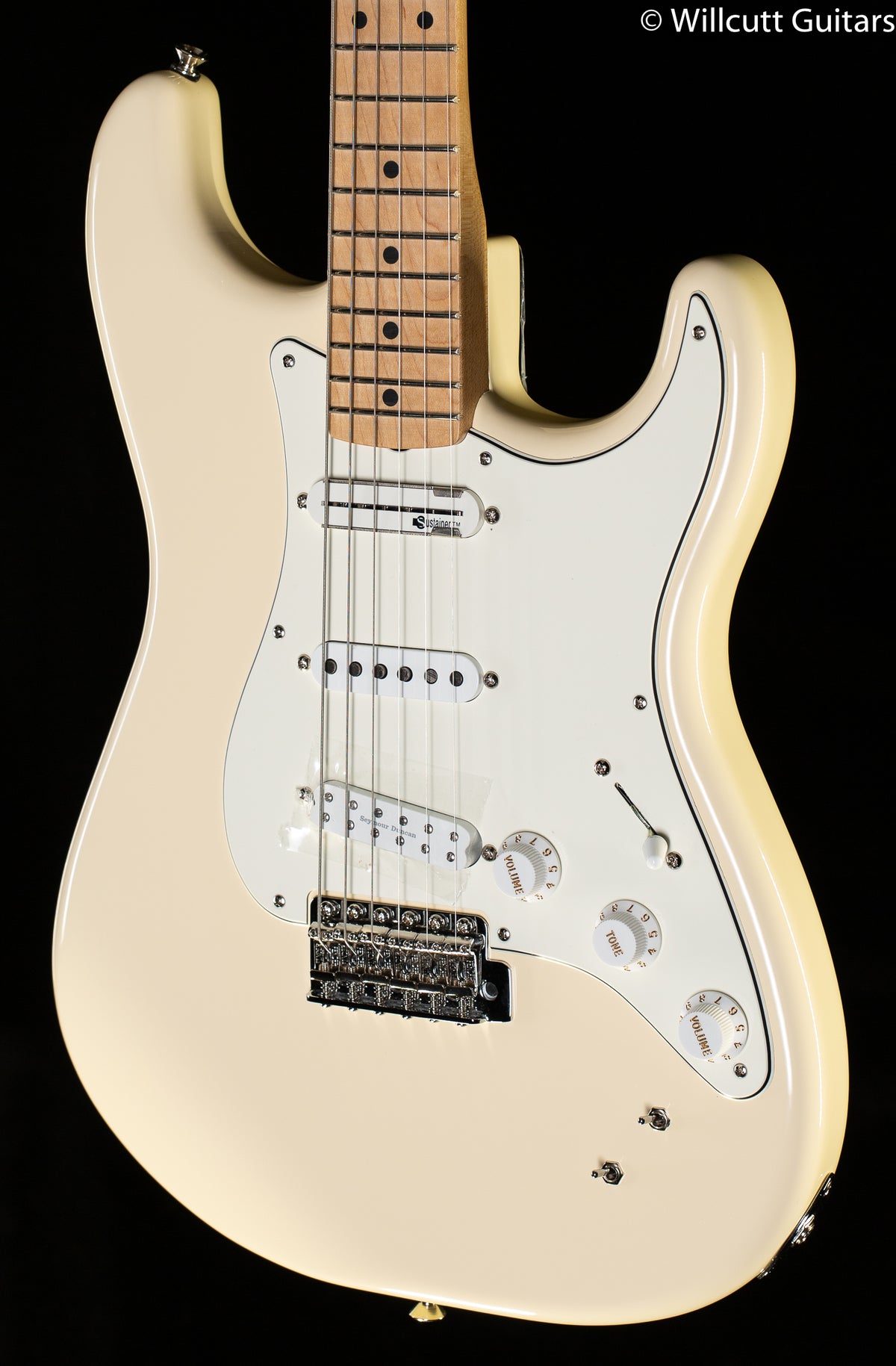 Fender  EOB Stratocaster Maple Fingerboard Olympic White (843)