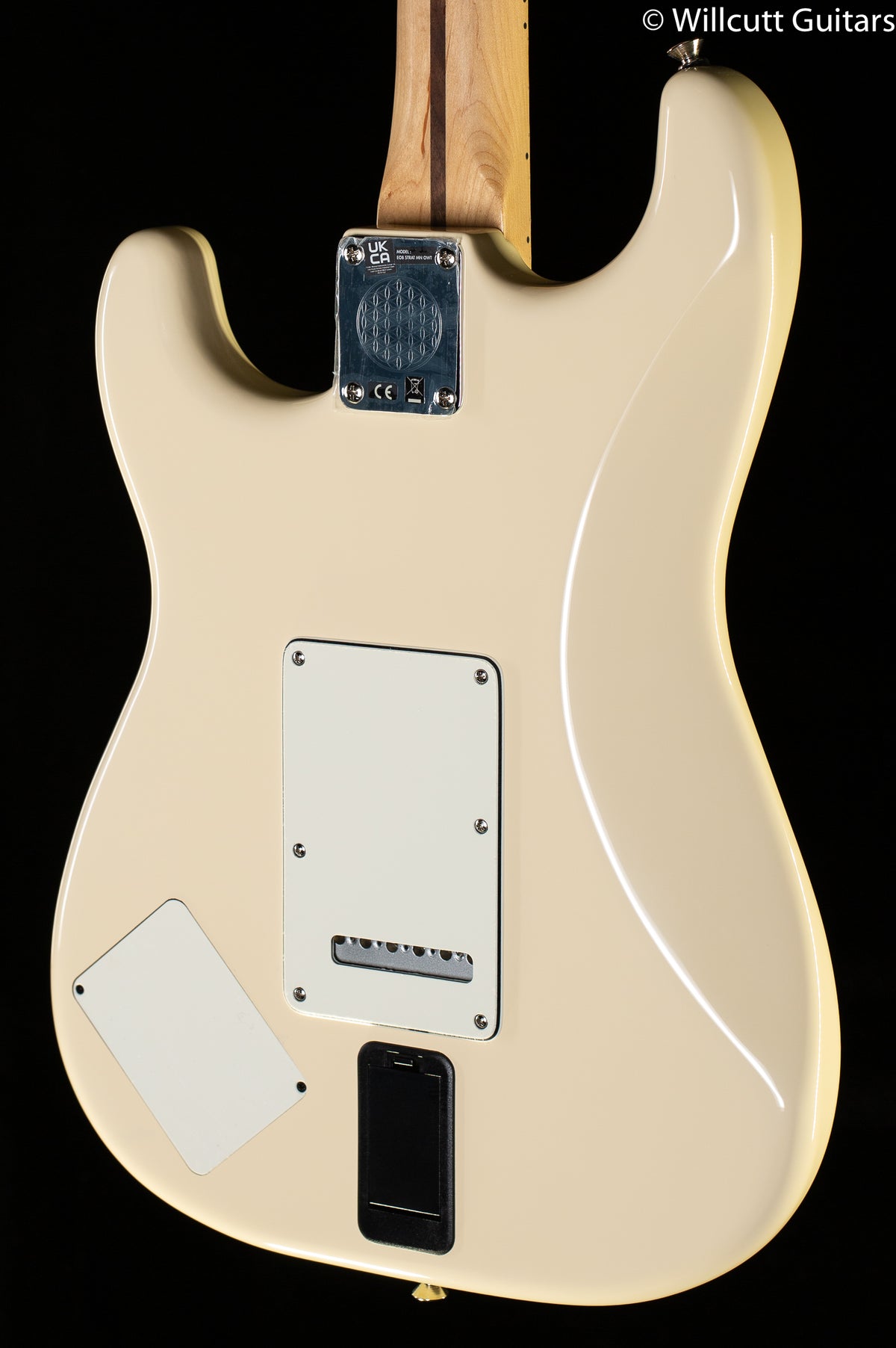 Fender  EOB Stratocaster Maple Fingerboard Olympic White (843)