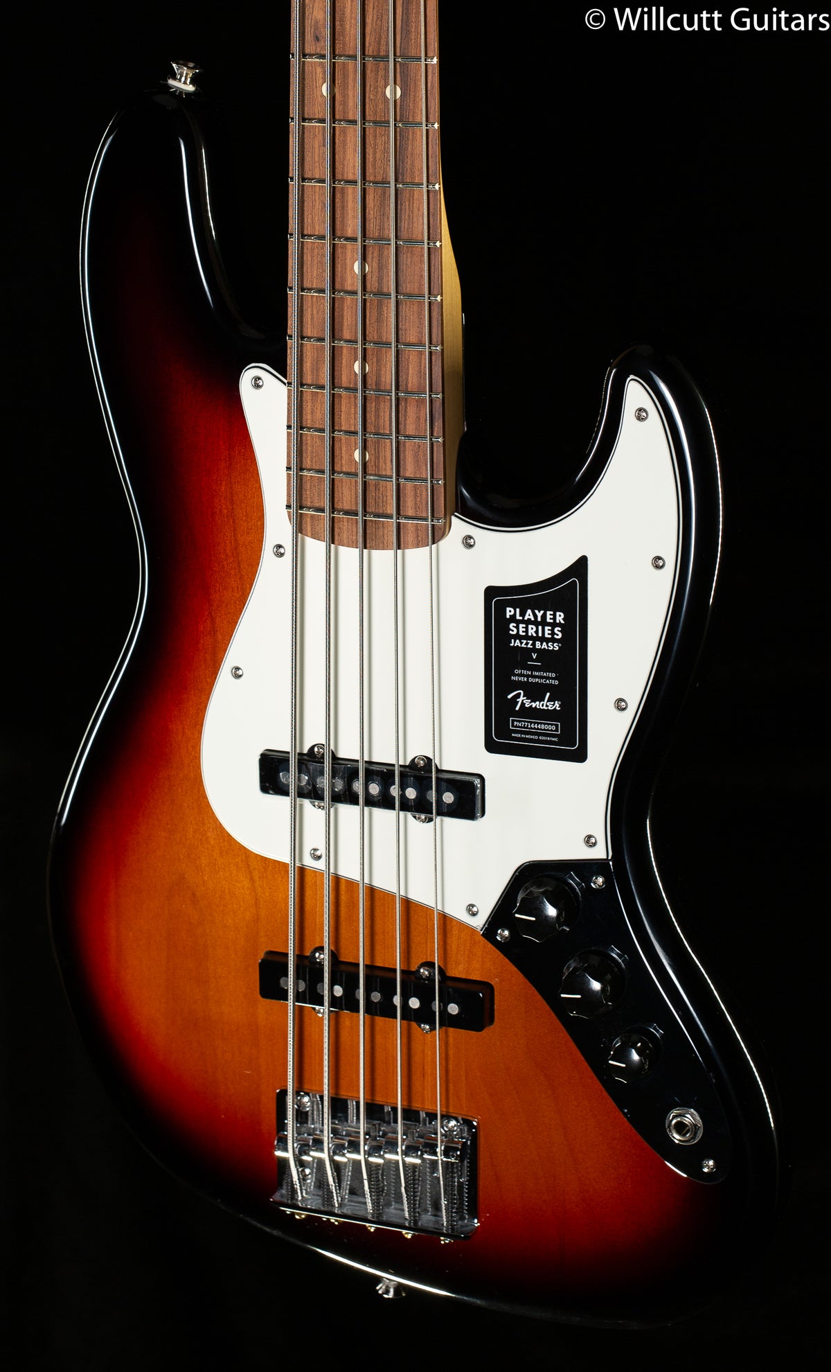 Fender Player Jazz Bass V 3-Color Sunburst Bass Guitar (714)