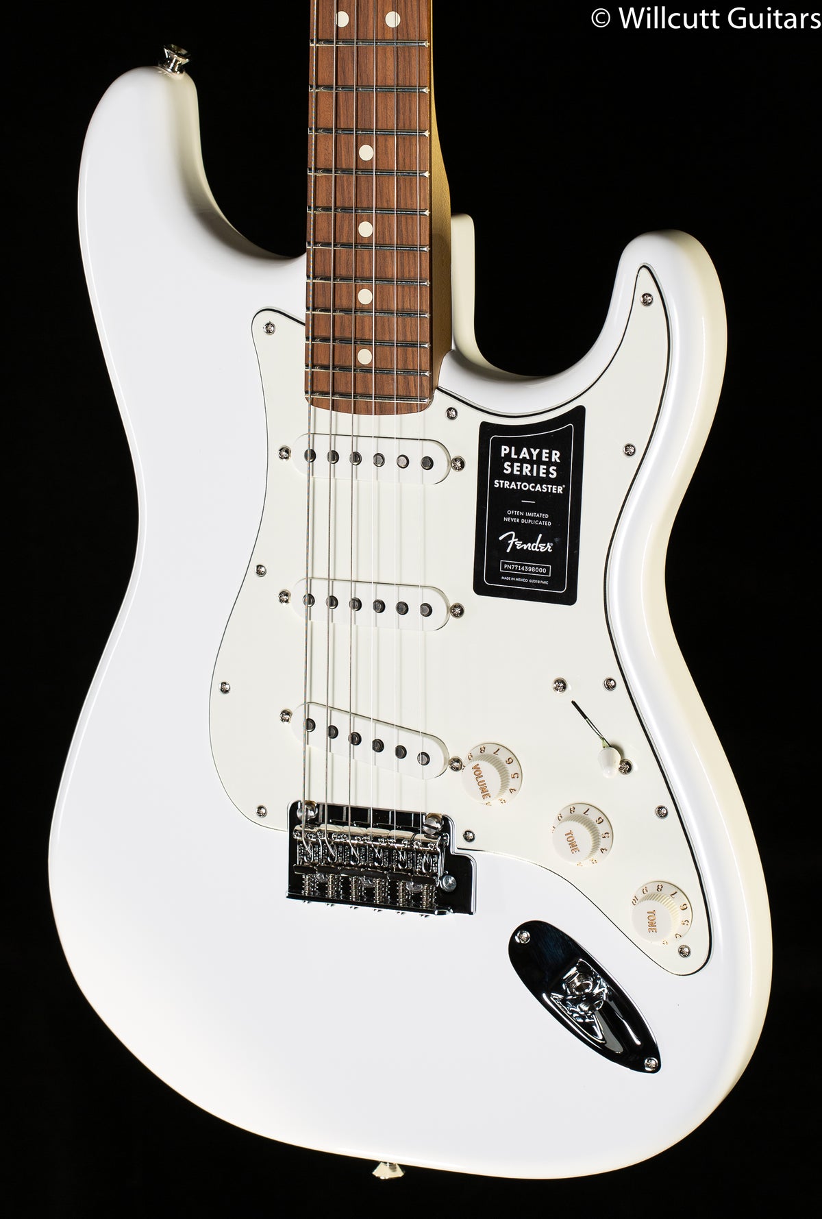 Fender Player Series Stratocaster Polar White Pau Ferro - Willcutt