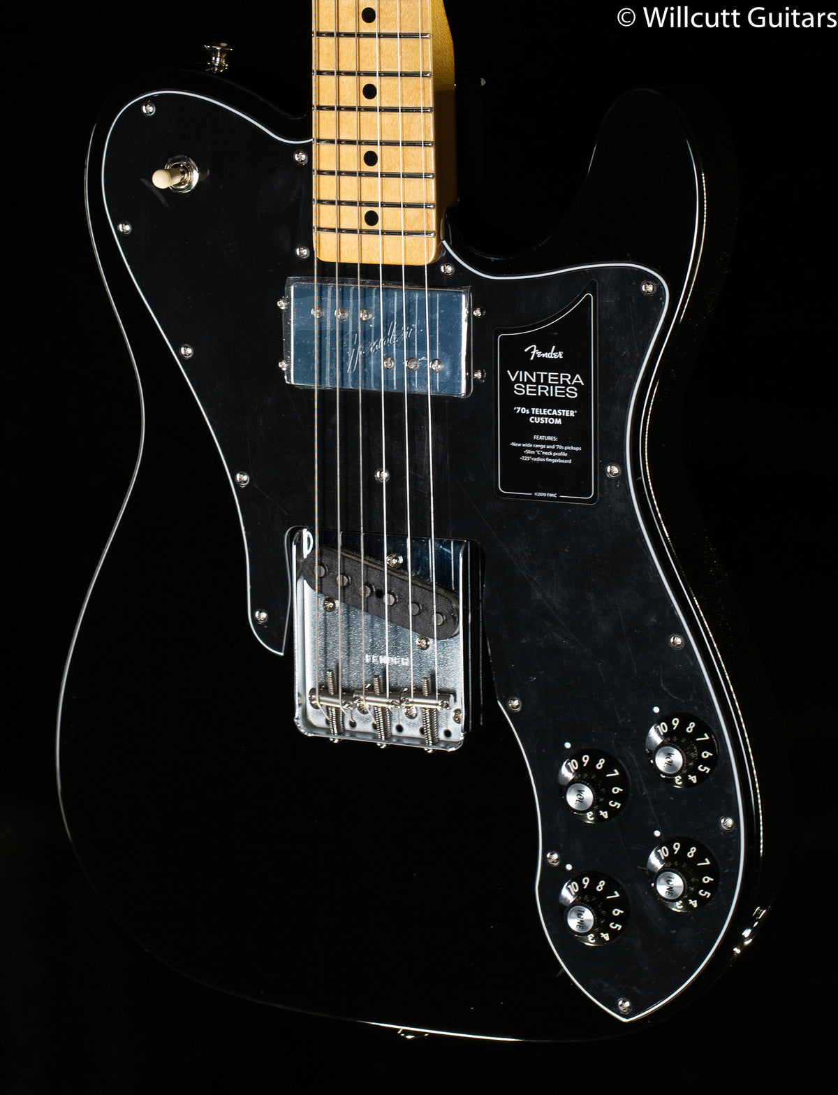 Fender Vintera 70's Telecaster Custom Black Maple