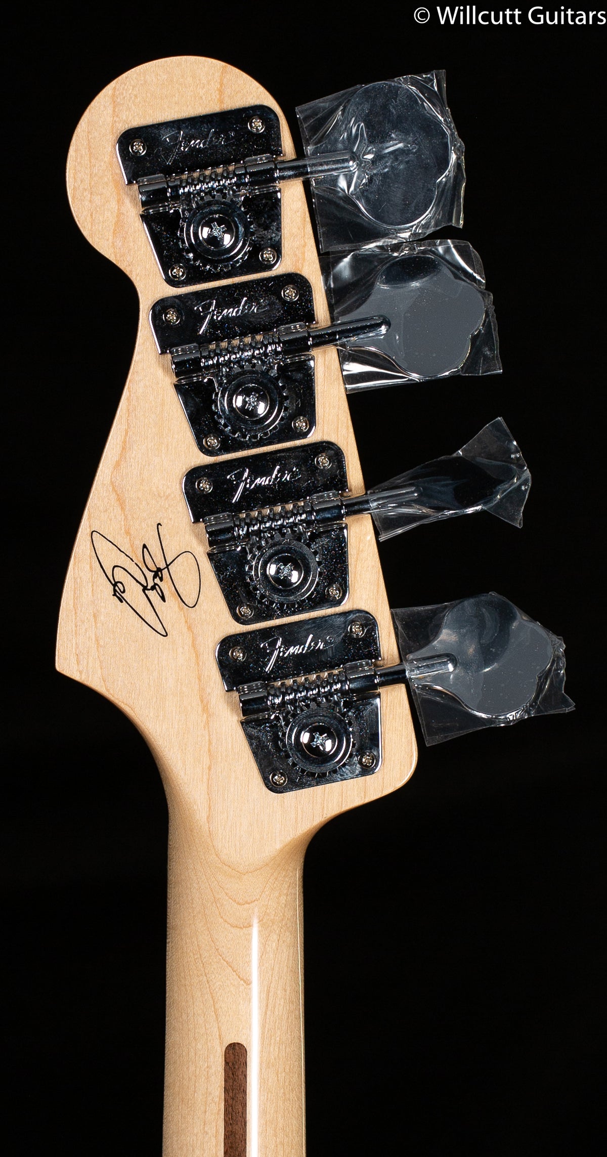 Fender Geddy Lee Jazz Bass Black Bass Guitar (731)