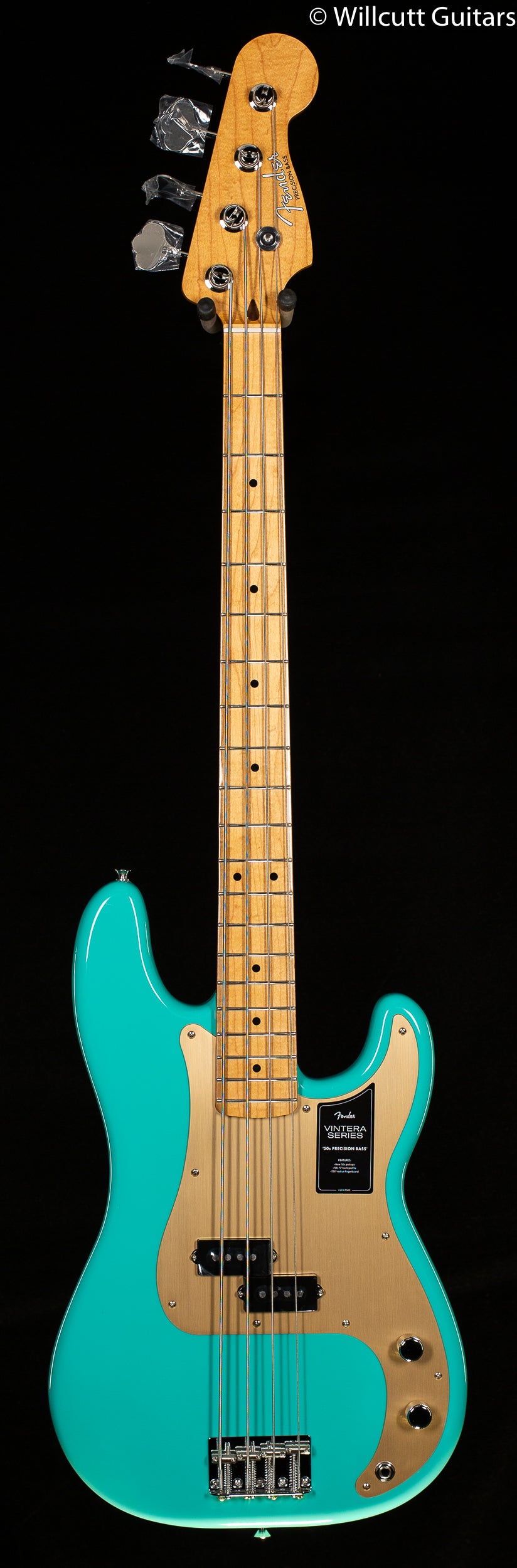 Fender Vintera 50s Precision Bass Seafoam Green Bass Guitar (201)
