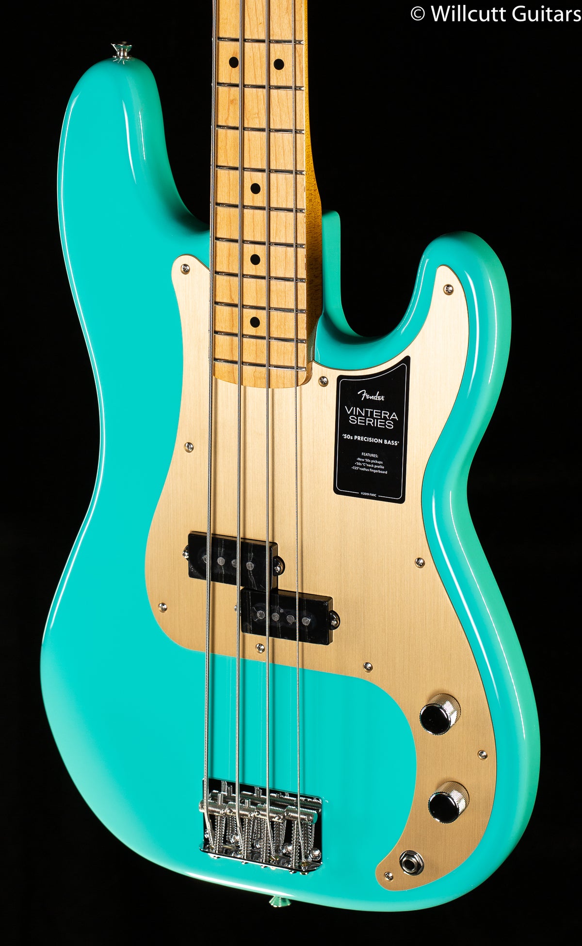 Fender Vintera 50s Precision Bass Seafoam Green Bass Guitar (201)