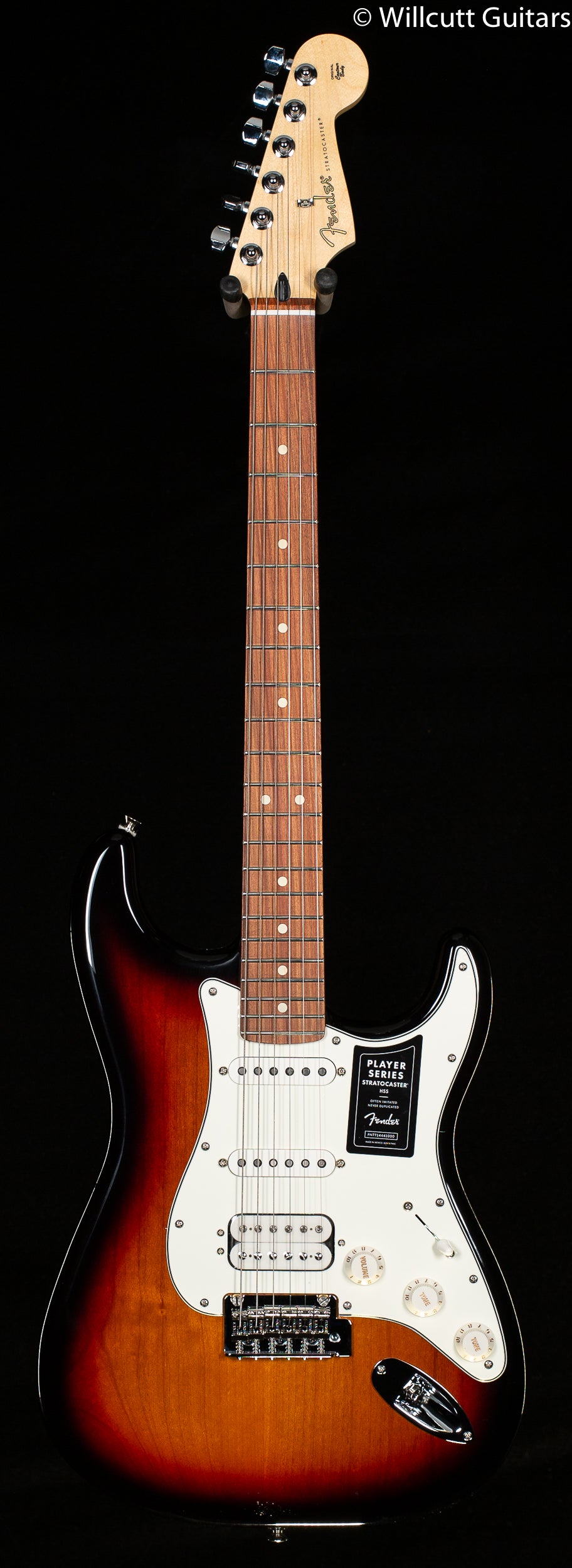 Fender Player Stratocaster HSS Pau Ferro Fingerboard 3-Color Sunburst -  Willcutt Guitars