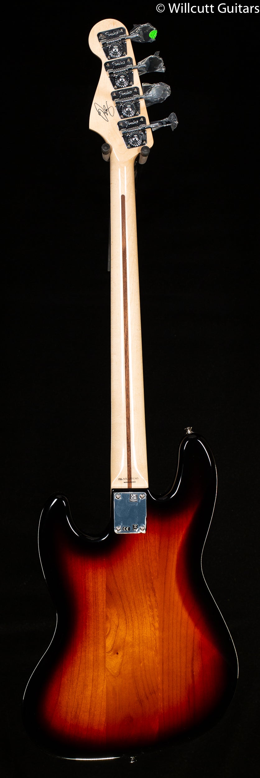 Fender Geddy Lee Jazz Bass 3-Tone Sunburst Maple Bass Guitar