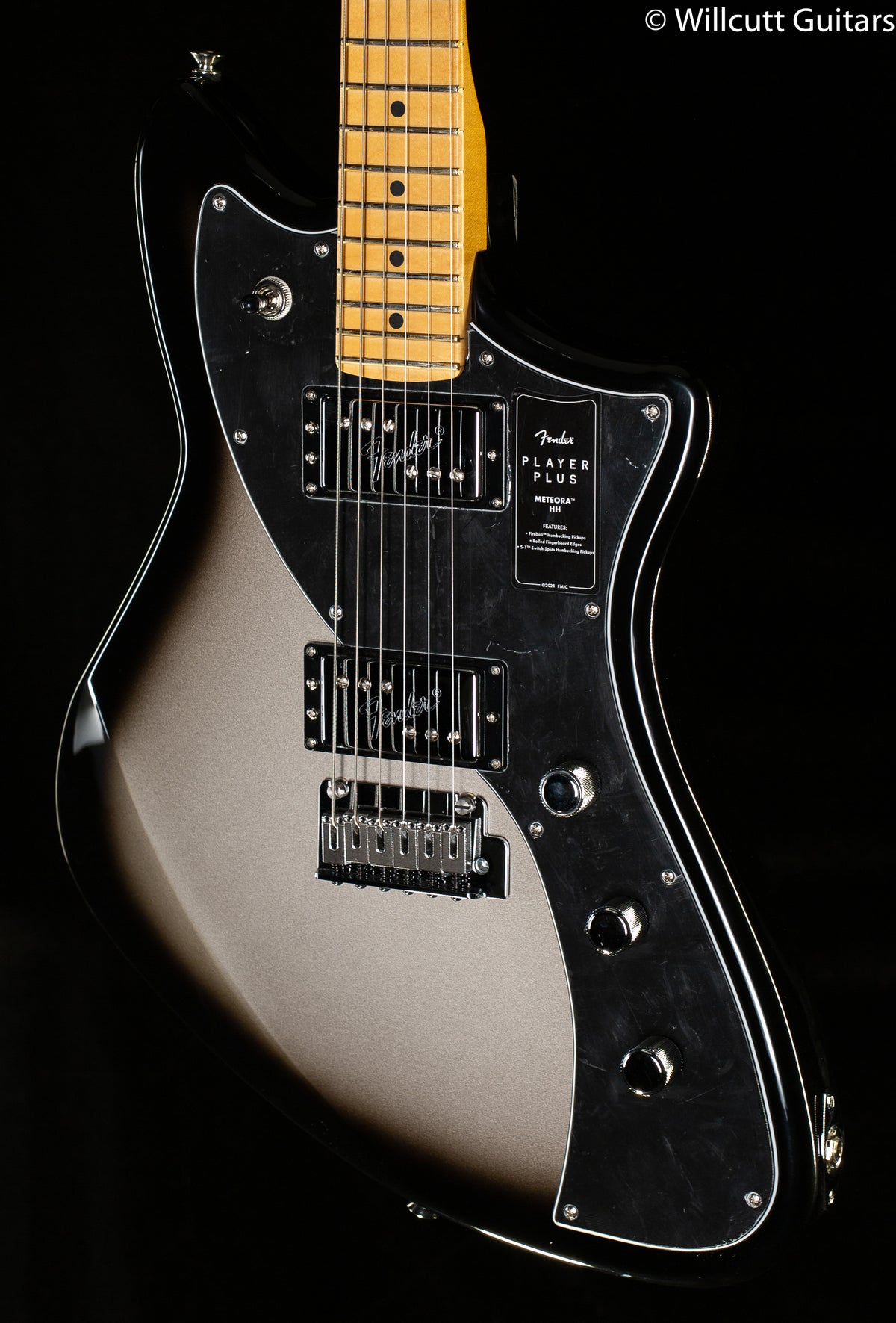 Fender Player Plus Meteora® HH, Maple Fingerboard, Silverburst