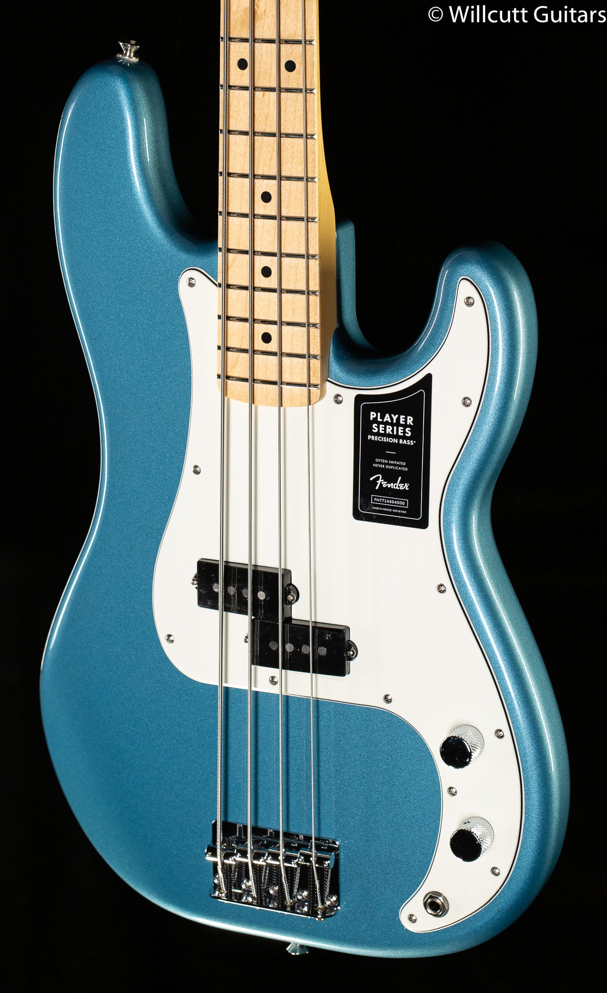 Fender Player Precision Bass Tidepool Maple Bass Guitar - Willcutt