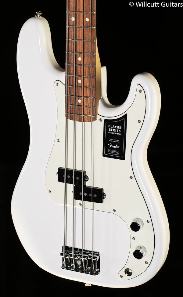 Fender Player Precision Bass Pau Ferro Fingerboard Polar White