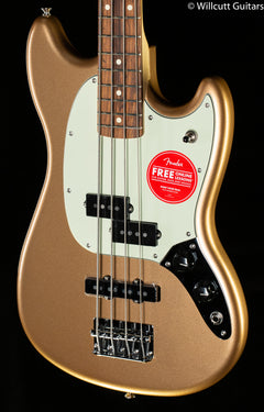 Fender Player Mustang Bass PJ Firemist Gold - Willcutt Guitars