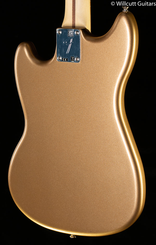 Fender Player Mustang Bass PJ Firemist Gold - Willcutt Guitars