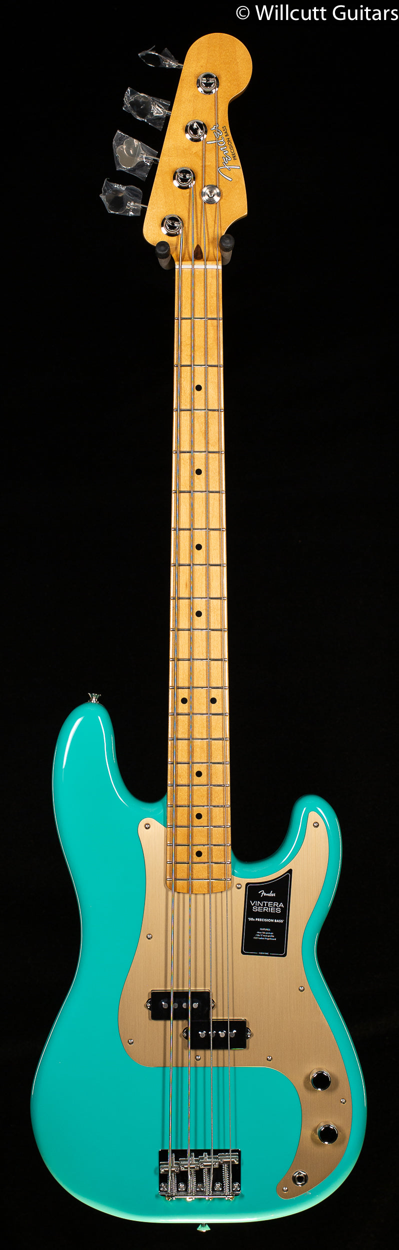 Fender Vintera 50s Precision Bass Seafoam Green Bass Guitar (201)