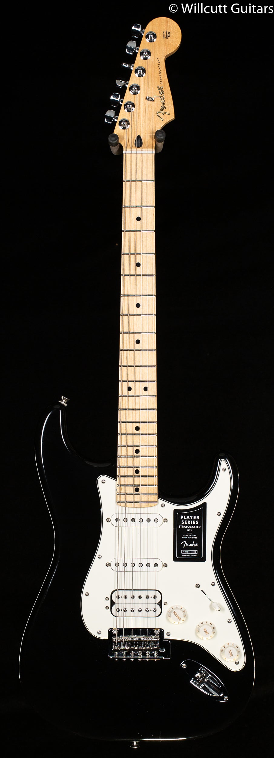 Fender player stratocaster on sale hss black