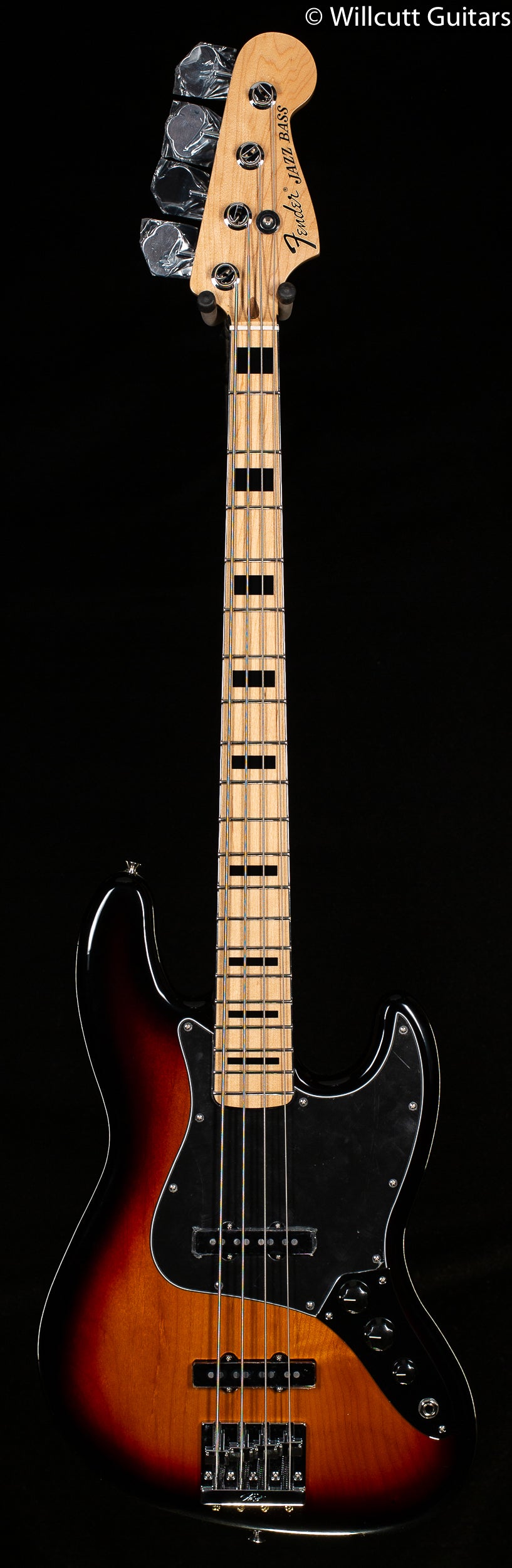 Fender Geddy Lee Jazz Bass 3-Tone Sunburst Maple Bass Guitar