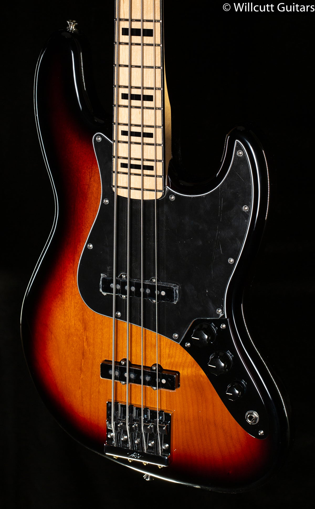 Fender Geddy Lee Jazz Bass 3-Tone Sunburst Maple Bass Guitar