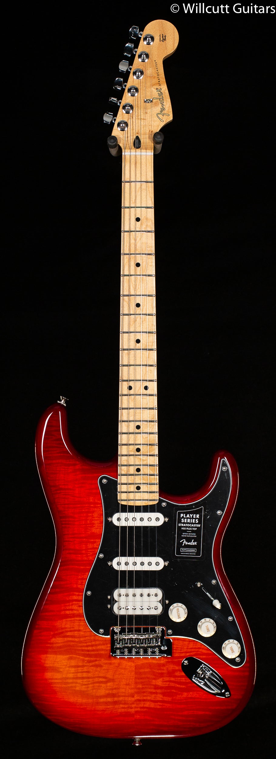 Fender Player Stratocaster HSS Plus Top Maple Fingerboard Aged Cherry Burst