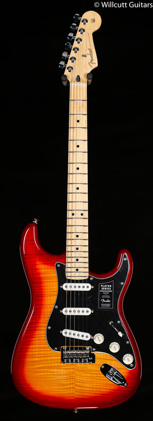 Fender Player Stratocaster Plus Top Aged Cherry Burst Maple