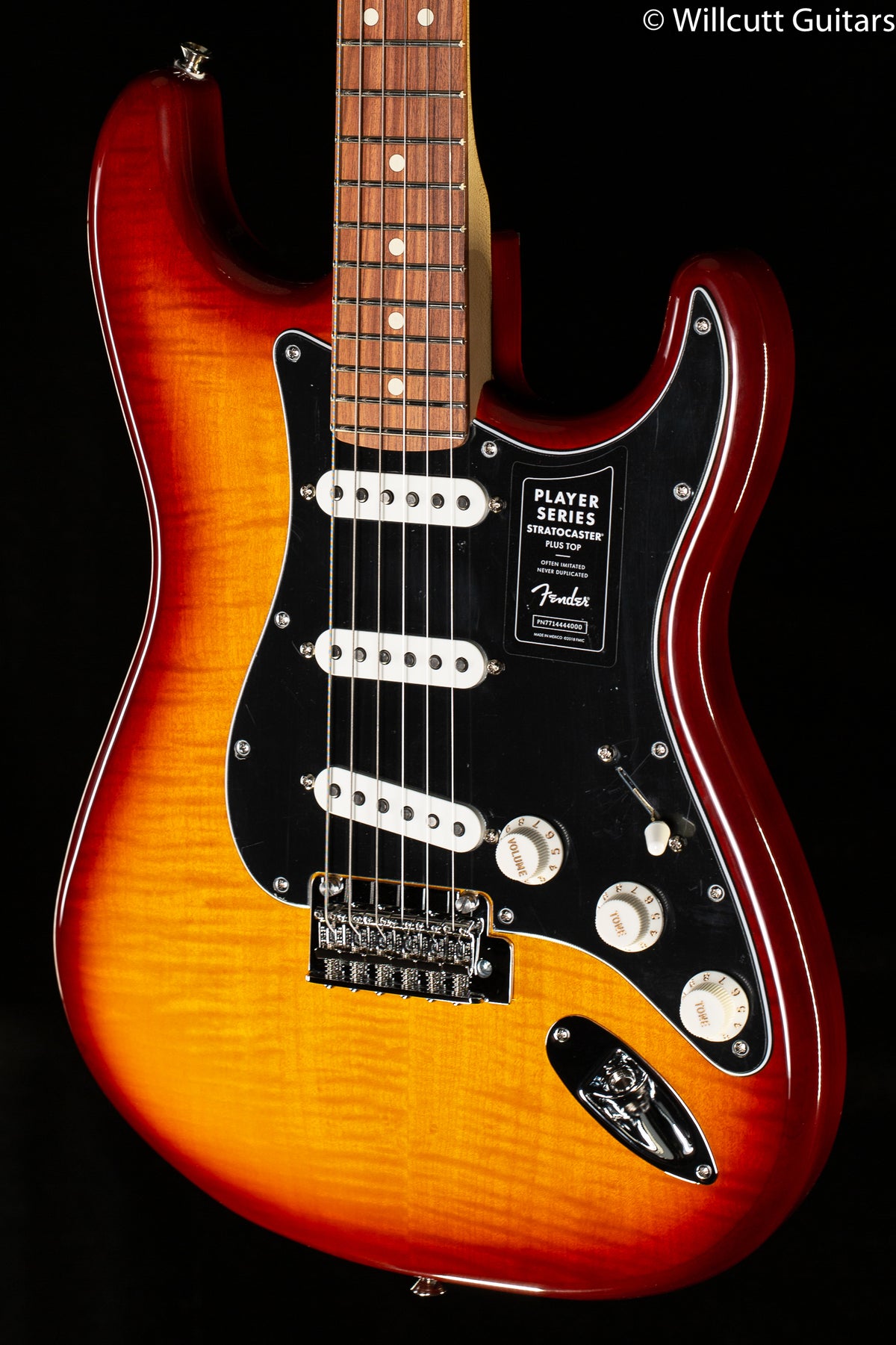 Fender Player Stratocaster Plus Top Pau Ferro Fingerboard Tobacco Sunburst (567)