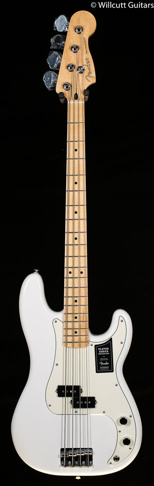 Fender Player Precision Bass Polar White Maple Fingerboard Bass Guitar (016)