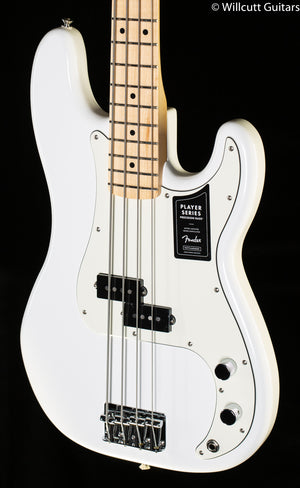 Fender Player Precision Bass Polar White Maple Fingerboard Bass Guitar (016)