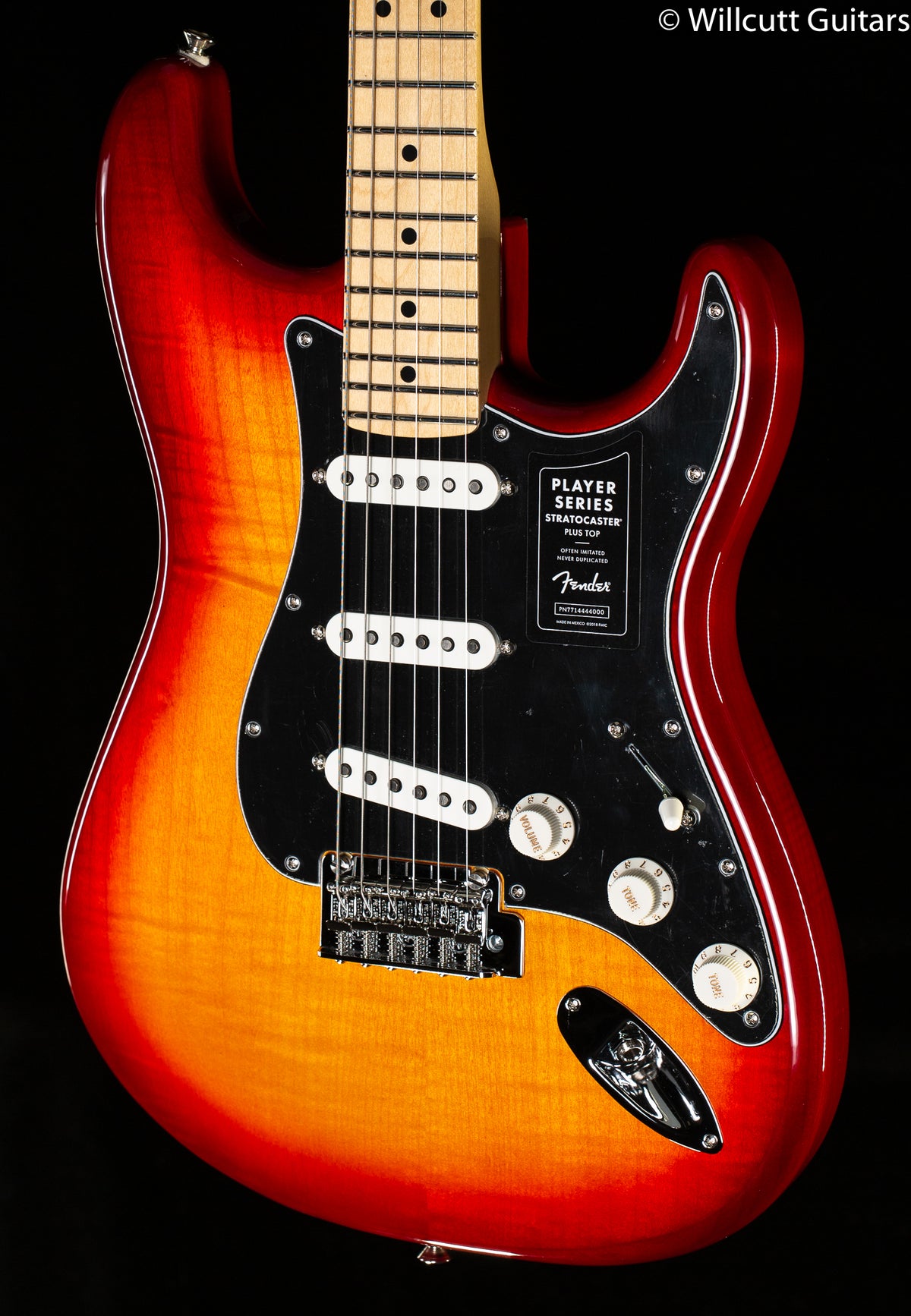 Fender Player Stratocaster Plus Top Aged Cherry Burst Maple (249)