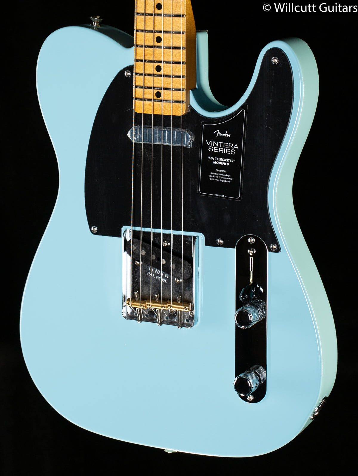 Fender Vintera 50s Telecaster Modified Maple Daphne Blue (177)