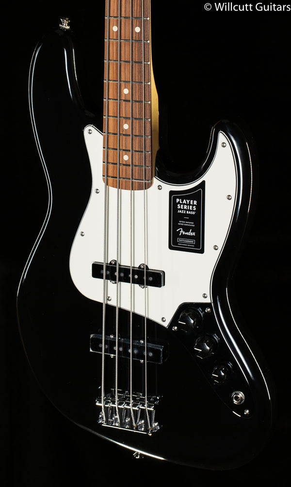 Fender Player Jazz Bass Black Pau Ferro Bass Guitar (484