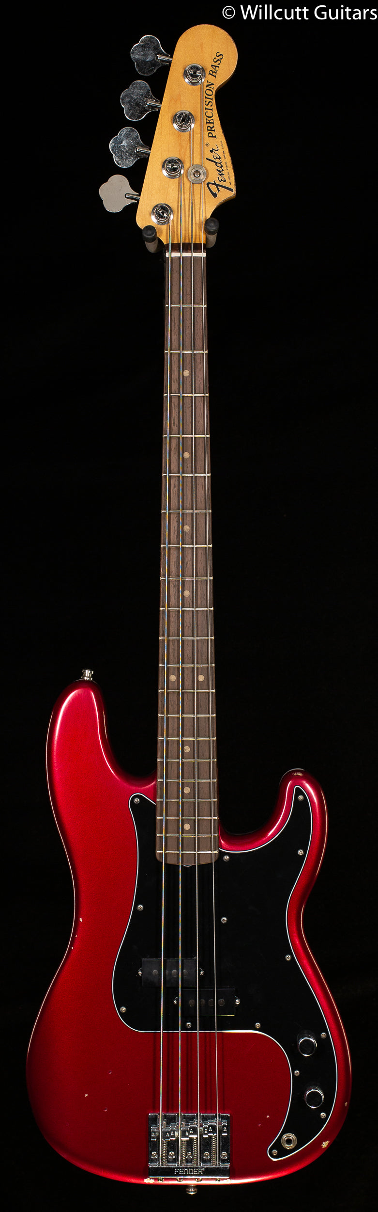 Fender Nate Mendel P Bass Candy Apple Red Bass Guitar