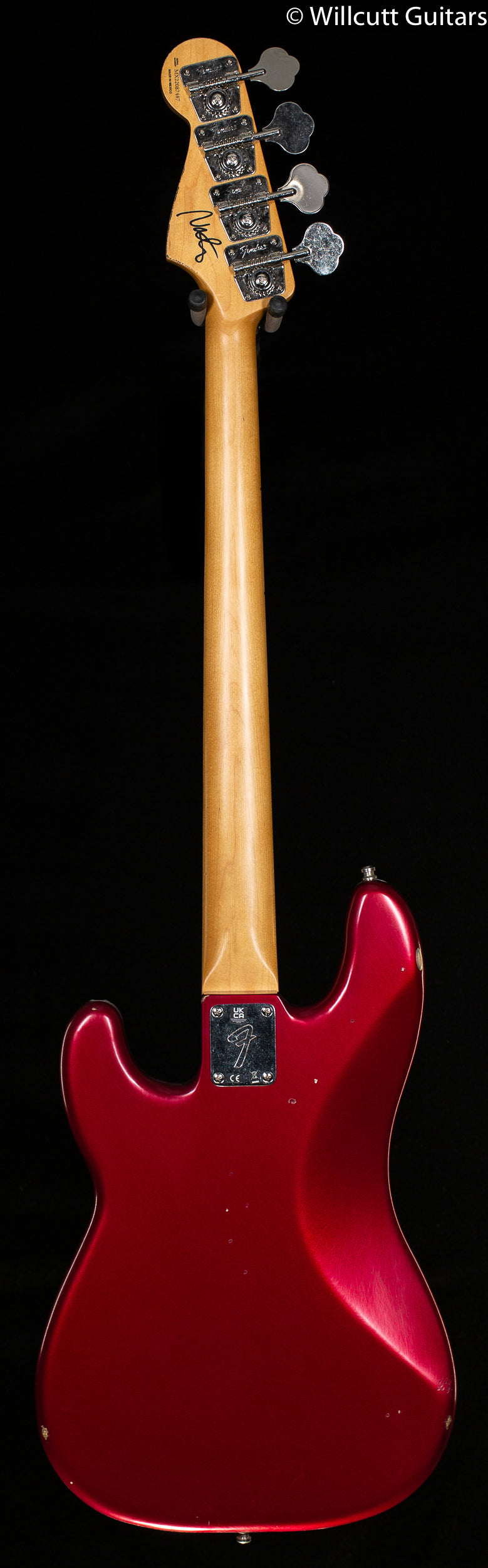 Fender Nate Mendel P Bass Candy Apple Red Bass Guitar