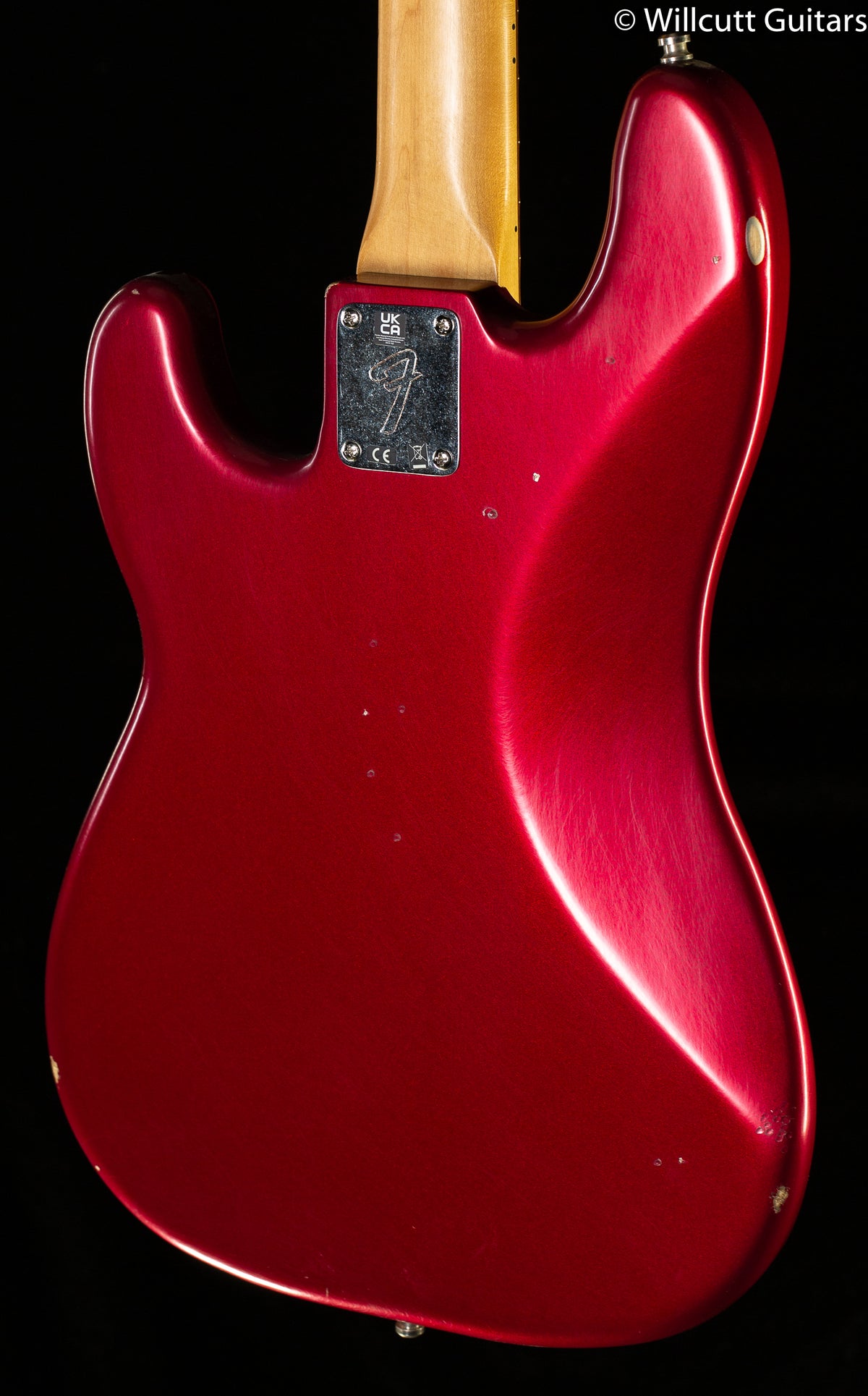 Fender Nate Mendel P Bass Candy Apple Red Bass Guitar